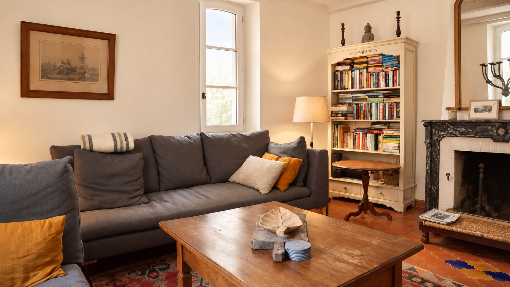 The living room